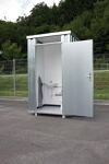 WC-Box FLADAFI TB 2701 B1250xT1400xH2425mm verzinktes Trapezbl.SÄBU