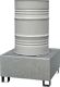 Auffangwanne 210l L810xB820xH450mm Stahlbl.m.Gitterrost silber LACONT