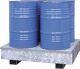 Auffangwanne 210l L1325xB1320xH250mm Stahlbl.m.Gitterrost silber LACONT