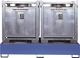 Auffangwanne 1000l L2680xB1300xH480mm Stahlbl.m.Gitterrost himmelblau LACONT