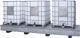 Auffangwanne 1000l L3850xB1300xH385mm Stahlbl.m.Gitterrost silber LACONT