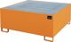 Auffangwanne 1000l L1460xB1460xH630mm Stahlbl.m.Gitterrost gelborange BAUER