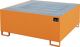 Auffangwanne 1000l L1460xB1460xH630mm Stahlbl.m.Gitterrost gelborange BAUER