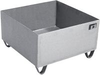 Auffangwanne 210l L800xB800xH465mm VA o.Gitterrost BAUER