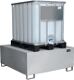 Auffangwanne 1000l L1460xB1460xH620mm VA o.Gitterrost BAUER
