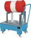 Auffangwanne 61l L800xB500xH415mm fahrbar,m.Fassbock lichtblau BAUER