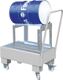 Auffangwanne 61l L800xB500xH415mm fahrbar,m.Fassbock silber BAUER