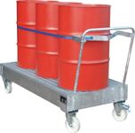 Haltegurt f.3x200-l-Fässer f.Auffangwanne fahrbar BAUER