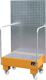 Auffangwanne 60l L570xB890xH1685mm Stahlbl.m.Giiterrost gelborange BAUER