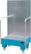 Auffangwanne 60l L570xB890xH1685mm Stahlbl.m.Giiterrost lichtblau BAUER