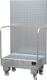 Auffangwanne 60l L570xB890xH1685mm Stahlbl.m.Giiterrost silber BAUER