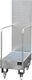 Auffangwanne 60l L875xB500xH1685mm Stahlbl.m.Giiterrost silber BAUER
