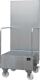 Auffangwanne 203l L870xB890xH2110mm Stahlbl.m.Gitterrost silber BAUER