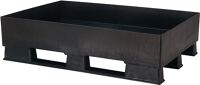 Fachboden Stahlbl.lichtgrau ku.-besch.B1040xT432mm f.Kleingebinderegal 75kg