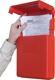 Dokumentenbox B333xH400mm DIN A4 hoch Öffnung vorn rot JUSTRITE