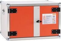 Sicherh.-Schrank H520xB800xT660mm grau/orange Ladeschrank Basic CEMO