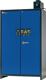 Sicherh.-Schrank Typ 90 H1953xB1193xT615mm grau/enzianblau 3BD ASECOS