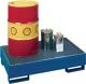 Auffangwanne für 2 Fässer, NW-Nr.: 9000467810 LxBxH 1200x800x350 mm, enzianblau