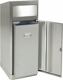 Abfallsammler H1060xB420xT420mm 80l silber o.Trethebel