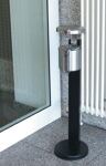 Standascher D150xH145mm silber VA TKG