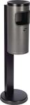 Standabfallascher D180xH825mm graphit/schwarz kippbar Stahlbl.TKG