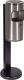 Standabfallascher D180xH825mm silber/schwarz kippbar VA+Stahlbl.TKG