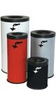 Abfallbehälter H750xØ380mm 75l weiß TKG