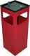 Kombiascher H655xB250xT250mm rot quad.Stahlbl.TKG