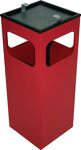 Kombiascher H655xB250xT250mm rot quad.Stahlbl.TKG