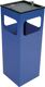 Kombiascher H655xB250xT250mm blau quad.Stahlbl.TKG