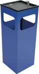 Kombiascher H655xB250xT250mm blau quad.Stahlbl.TKG