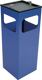 Kombiascher H655xB250xT250mm blau quad.Stahlbl.TKG