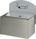 Wandascher B140xT98xH87/160mm silber VA