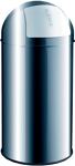 Abfallsammler 30 l, NW-Nr.: 9109468404 Edelstahl H.650xD.300mm, Einwurfklappe Edelstahl   