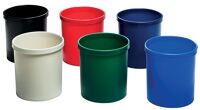 Papierkorb 18l blau, NW-Nr.: 9000468442 Ku. m.Griffrand, D.280xH.320mm   