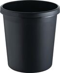 Papierkorb 18l H331xØ315mm m.Griffrand Ku.schwarz