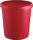 Papierkorb 18l H331xØ315mm m.Griffrand Ku.rot