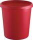Papierkorb 18l H331xØ315mm m.Griffrand Ku.rot