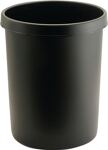 Papierkorb 45l H480xØ390mm m.Griffrand Ku.schwarz
