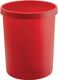 Papierkorb 45l H480xØ390mm m.Griffrand Kuntstoff rot HELIT