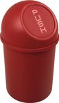 Abfallbehälter, NW-Nr.: 9000468501 H375xØ214mm 6l rot HELIT   