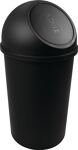 Abfallbehälter H615xØ312mm 25l schwarz HELIT