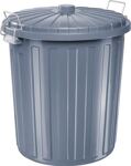 Abfalltonne H570xB490xTmm 55l grau HELIT
