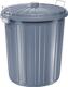 Abfalltonne H570xB490xTmm 55l grau HELIT