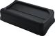 Deckel PE schwarz B297xT521mm f.Wertstoffsammler 60/87l Schwingdeckel RUBBERMAID