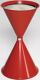 Standascher D400xH730mm rot Stahlbl.VAR