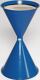 Standascher D400xH730mm enzianblau Stahlbl.VAR