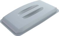 Deckel PP grau, NW-Nr.: 9000468664 B555xT285mm, f.Wertstoffsammler 60l m.Griff DURABLE  