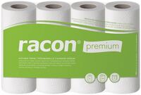 Küchenrolle racon® premium K-2 B220xL250ca.mm weiß 2-lagig,perforiert 4 Rl./PAK