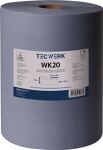 Putztuch WK 20 L.ca.360 mmxB.ca.380mm blau 2-lagig,volumengeprägt TECWERK